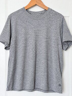 Lululemon All Yours Tee Heathered Gray Size 6